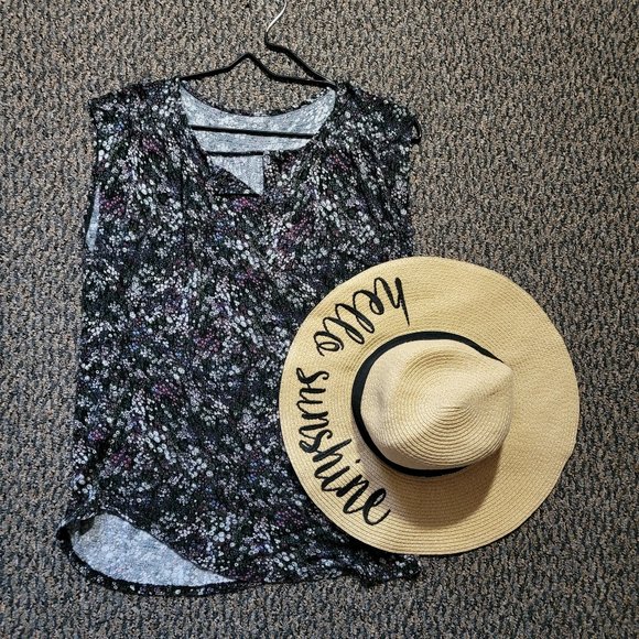 Ann Taylor Loft  Floral Tank Top Size Small - Picture 12 of 15